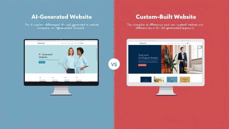 KI generierte Website oder doch anders?