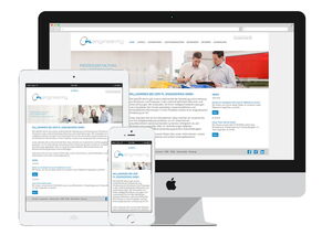 Screenshot der Website PL Engineering GmbH, Heilbronn
