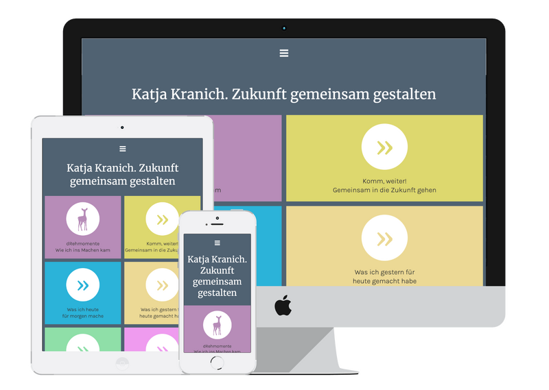 Professionelles Website Redesign für Coachin in Prozessbegleitung und Coaching
