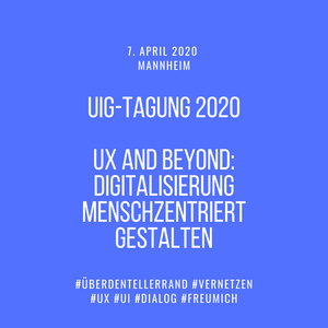 Grafik mit Text: UIG-Tagung 2020